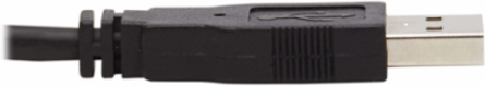 3-in-1 DisplayPort KVM Cable Kit, 4K @ 60 Hz, 6 Ft, USB, Black