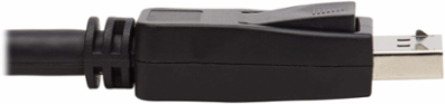 3-in-1 DisplayPort KVM Cable Kit, 4K @ 60 Hz, 6 Ft, USB, Black