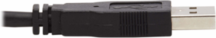 Dual DisplayPort KVM Cable Kit, 10 ft, 4K UHD, 3-in-1 DP, USB, Audio