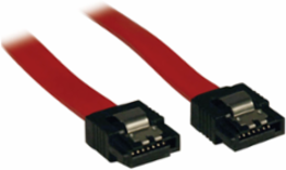 12 Inch Serial ATA Latching Signal Cable, Supports 6.0 Gbps Data Transfer