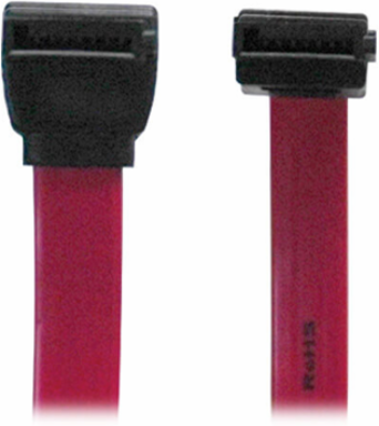 12 Inch SATA Right-Angle Signal Cable with 7Pin Connectors, 6Gbps