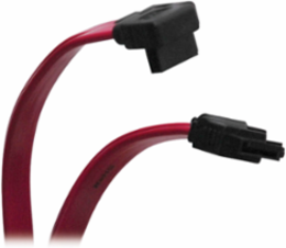 12 Inch SATA Right-Angle Signal Cable with 7Pin Connectors, 6Gbps