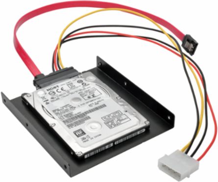 2.5 Inch SATA Hard Drive Mounting Kit for 3.5 Inch Drive Bay, Lifetime Warranty