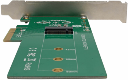 M.2 NGFF PCIe SSD Expansion Card, Supports 2242/2260/2280 M.2 Drives