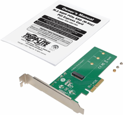 M.2 NGFF PCIe SSD Expansion Card, Supports 2242/2260/2280 M.2 Drives
