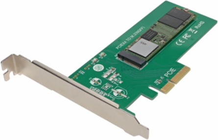 M.2 NGFF PCIe SSD Expansion Card, Supports 2242/2260/2280 M.2 Drives