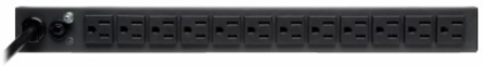 Basic PDU, 1.8kW 120V, 13 NEMA 5-15R Outlets, 5-15P Input, 6 ft Cord, 1U