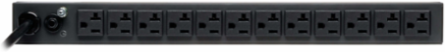 2.4kW 1U Rack-Mount PDU, 13 NEMA 5-15/20R Outlets, 15 ft. Cord, 20A Circuit Breaker