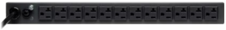 2.4kW 1U Rack-Mount PDU, 13 NEMA 5-15/20R Outlets, 15 ft. Cord, 20A Circuit Breaker