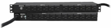 2.9kW 1U Rack-Mount Basic PDU with 24 NEMA 5-15R Outlets and 15 ft. Cord