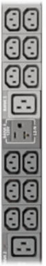Monitored 5.8kW 3-Phase PDU, Vertical 0U, 45 Outlets, 208V/120V