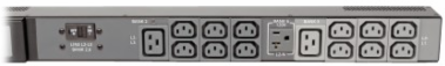 8.6kW 3-Phase Monitored PDU, 45 Outlets, Vertical 0U, 6 ft. Cord, NEMA L21-30P