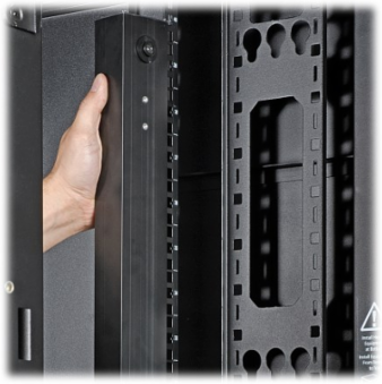 8.6kW 3-Phase Monitored PDU, 45 Outlets, Vertical 0U, 6 ft. Cord, NEMA L21-30P