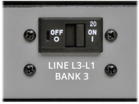 10kW Switched 3-Phase Vertical Power Distribution Unit, 24 C13, 6 C19, 6 ft. Cord