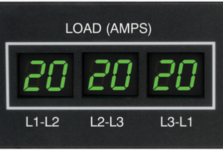 12.6kW 3-Phase Metered PDU, 208V, 45 Outlets, Vertical (0U), 6ft Cord