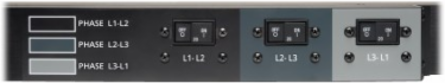 12.6kW 3-Phase Metered PDU, 208V, 45 Outlets, Vertical (0U), 6ft Cord