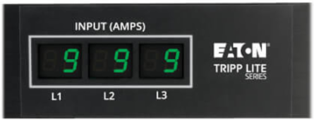 12.6kW 3-Phase Metered PDU, 208V, 45 Outlets, Vertical (0U), 6ft Cord