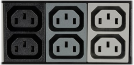 12.6kW 3-Phase Metered PDU, 208V, 45 Outlets, Vertical (0U), 6ft Cord