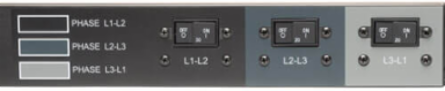 Metered 14.4kW 3-Phase PDU, 208V, 45 Outlets, 6ft Cord, Vertical Rackmount
