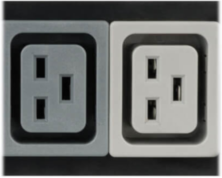 Metered 14.4kW 3-Phase PDU, 208V, 45 Outlets, 6ft Cord, Vertical Rackmount