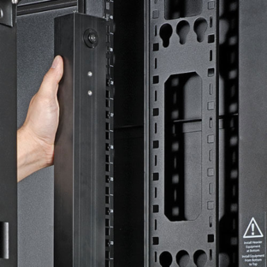 Metered 14.4kW 3-Phase PDU, 208V, 45 Outlets, 6ft Cord, Vertical Rackmount