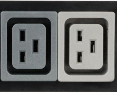 Metered 14.4kW 3-Phase PDU, 208V, 45 Outlets, 6ft Cord, Vertical Rackmount