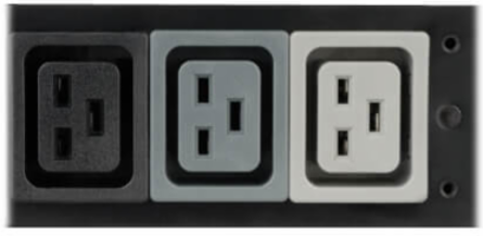 Metered 5.7kW 3-Phase Rackmount PDU, 208/120V, 48 Outlets, 6ft Cord