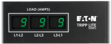 Metered 5.7kW 3-Phase Rackmount PDU, 208/120V, 48 Outlets, 6ft Cord