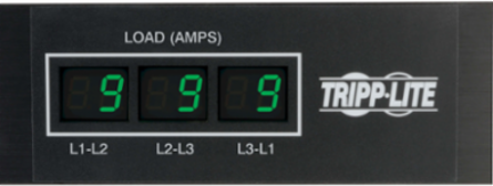 Metered 5.7kW 3-Phase Rackmount PDU, 208/120V, 48 Outlets, 6ft Cord