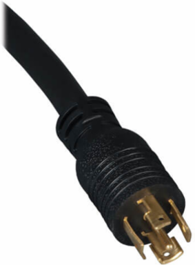 5.7kW 3-Phase Metered PDU, 208/120V, 27 Outlets, 6ft Cord, Vertical