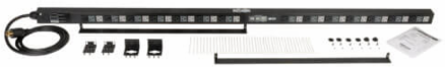 5.7kW Metered 3-Phase Power Distribution Unit, 42 Outlets, 120V, 0U Vertical