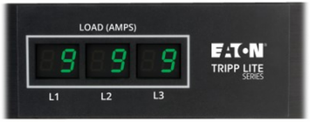 5.7kW Metered 3-Phase Power Distribution Unit, 42 Outlets, 120V, 0U Vertical