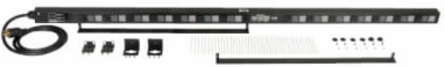5.7kW Metered 3-Phase Power Distribution Unit, 42 Outlets, 120V, 0U Vertical