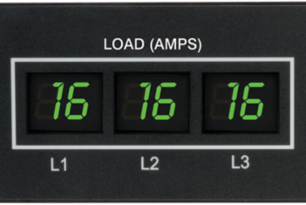 5.7kW Metered 3-Phase Power Distribution Unit, 42 Outlets, 120V, 0U Vertical