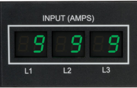 Metered 8.6kW 3-Phase Vertical PDU, 36 C13, 6 C19, NEMA L21-30P, 6ft Cord