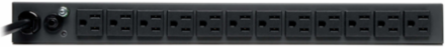 1U Rack-Mount Metered PDU, 15A, 120V, 13 Outlets, 6ft Cord