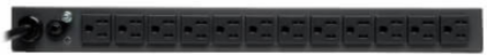 1.4kW Metered PDU, 120V, 15A, 13 Outlets, 15ft Cord, 1U Rack-Mount