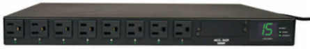 Metered Automatic Transfer Switch PDU, 1.4kW, 2 Inputs, 8 Outputs, 1U