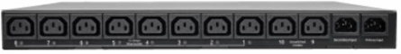 2.4kW Single-Phase Switched Automatic Transfer Switch PDU, 1U, 10 C13 Outputs