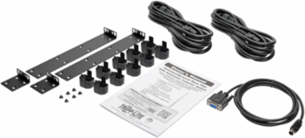 2.4kW Single-Phase Switched Automatic Transfer Switch PDU, 1U, 10 C13 Outputs