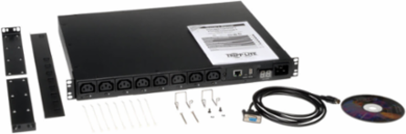 1U Switched PDU, 200-240V, 2.5kW Capacity, 8 C13 Outlets, LX Network Interface