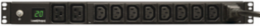 Metered PDU 3.2-3.8kW 200-240V 10 Outlets 1U Rack-Mount 12ft Cord