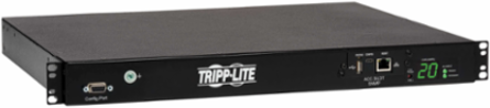 3.8kW Single-Phase Switched Automatic Transfer Switch PDU, 1U, 10 Outlets