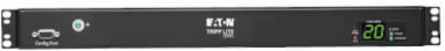 3.8kW 200–240V Single-Phase ATS/Local Metered PDU - 8 C13 and 2 C19 Outlets, Dual C20 Inlets, 12 ft. Cords, 1U, TAA