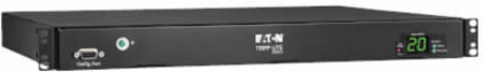3.8kW 200–240V Single-Phase ATS/Local Metered PDU - 8 C13 and 2 C19 Outlets, Dual C20 Inlets, 12 ft. Cords, 1U, TAA