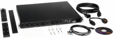 3.3-3.8kW Switched PDU, 1U Rack-Mount, 8 C13 Outlets, 208-240V Input