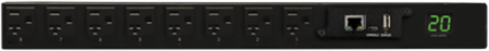 1.9kW Switched PDU, 16 Outlets, 120V, 1U Rack-Mount, 12ft Cord