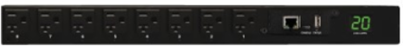 1.9kW Switched PDU, 16 Outlets, 120V, 1U Rack-Mount, 12ft Cord