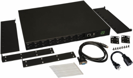 1.9kW Switched PDU, 16 Outlets, 120V, 1U Rack-Mount, 12ft Cord