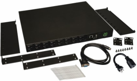 1.9kW Switched PDU, 16 Outlets, 120V, 1U Rack-Mount, 12ft Cord